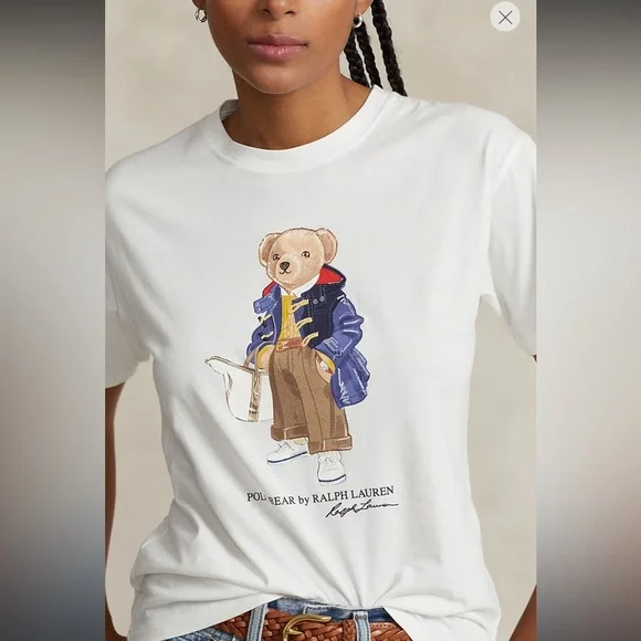 NWT Polo Ralph Lauren Bear T-shirt - Picture 2 of 10